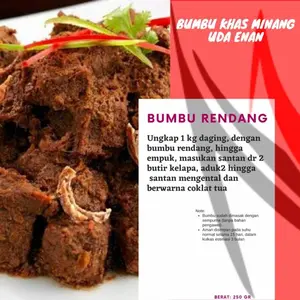Bumbu Rendang Asli Padang Uda Enan