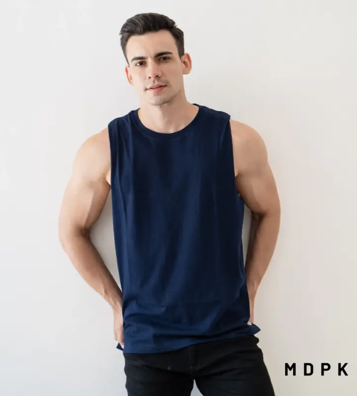 MDPK - Basic Tank - Tanktop Pria - Muscle - Gym Tank 1
