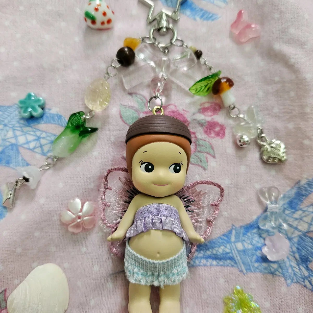 sonny angel acorn keychain