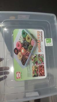 Product Review of Tempat Kue  /  Kotak Kue / Kotak Kue Donat Donatsu 306 M  Shinpo / Nanoshop99 from R**n S**e M**h 0