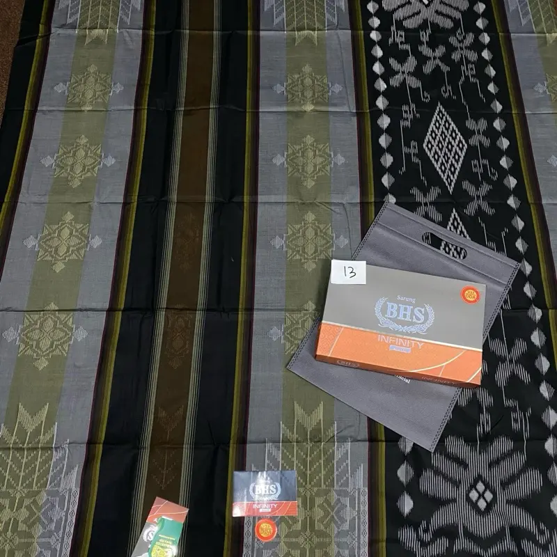 SARUNG BHS INFINITY SILVER TIMBUL FREE TOTEBAG 6