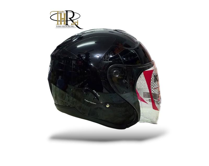 Product Introduction of KYT KYOTO HELM SOLID ORIGINAL SNI Motorcycle helm  kyt hitam 9