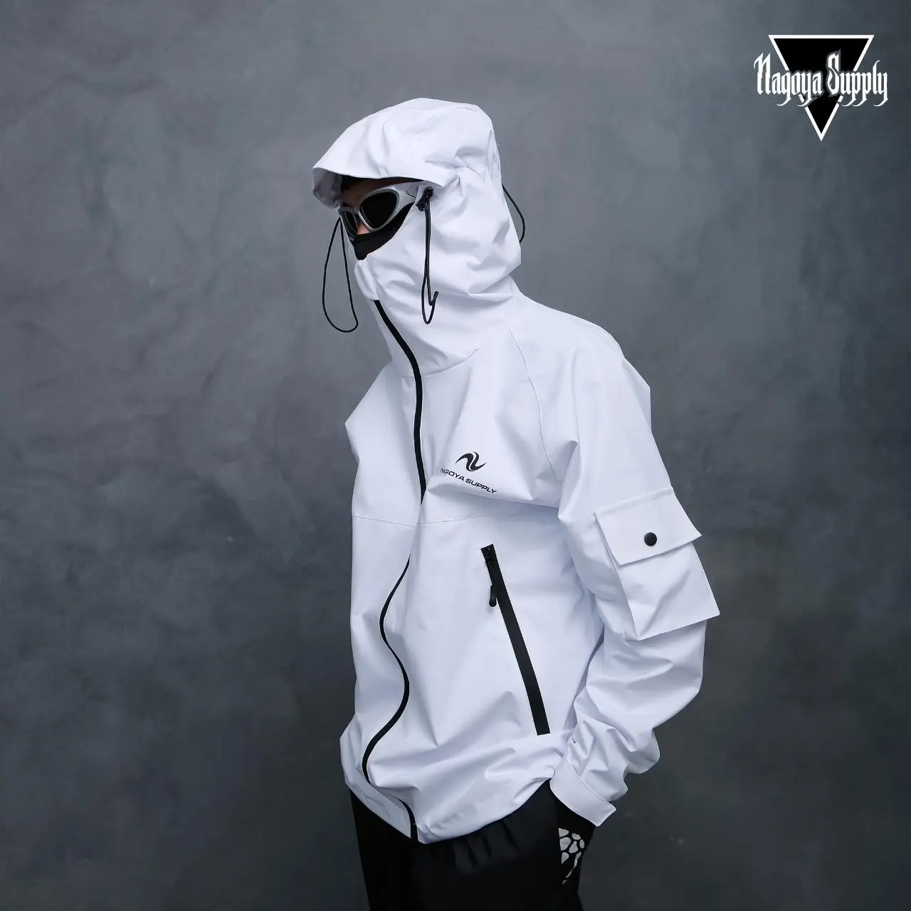 Jaket Gorpcore Pria Waterproof Zipper Original Nagoya Supply Distro Nyaman