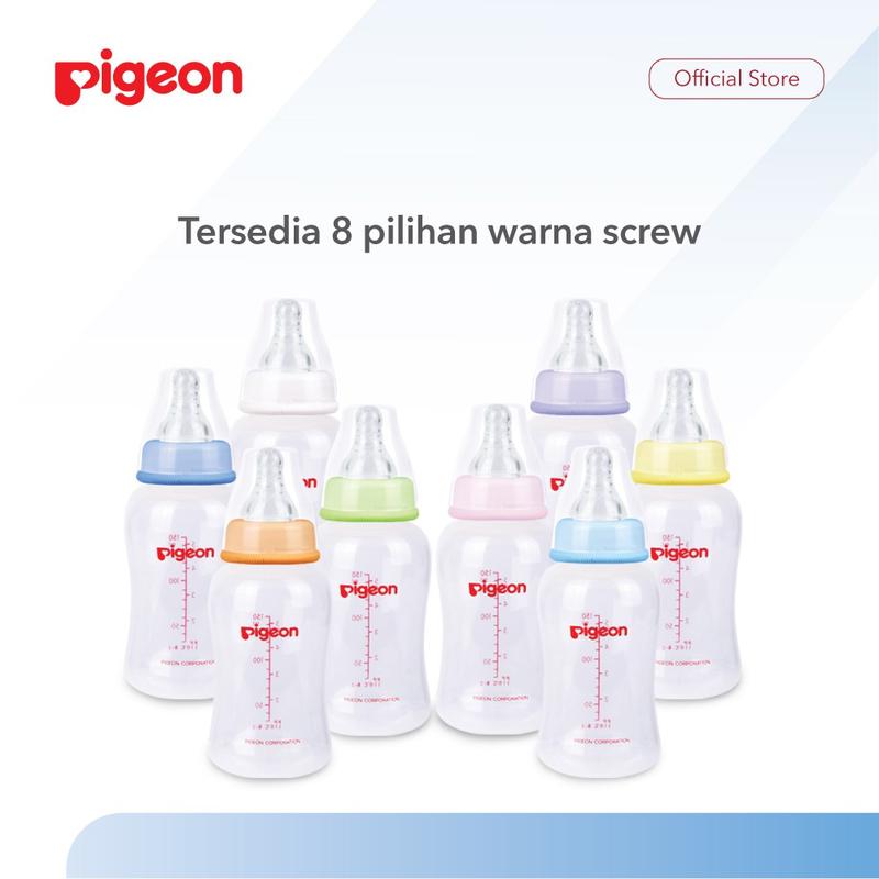 PIGEON Botol PP Clear Streamline 150Ml | Botol Susu Bayi Yellow Accessories 2