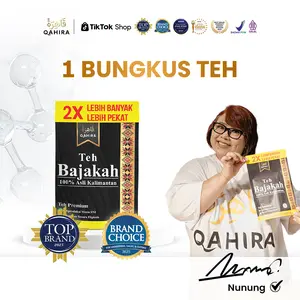 QAHIRA-1 Bungkus Teh Bajakah-30 Kantong Teh Celup-Produk Original-Untuk Lipoma, Tumor, Tiroid, Getah Bening-Terverifikasi BPOM dan Halal MUI