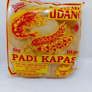 Kerupuk Udang Padi Kapas Premium Khas Indramayu - Snacks Food Keripik Krupuk