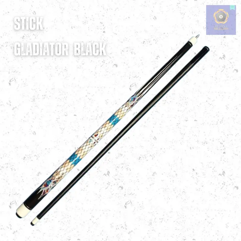 Stick Billiard Gladiator Black - Wood Cue - Gladiator Black Cue 7