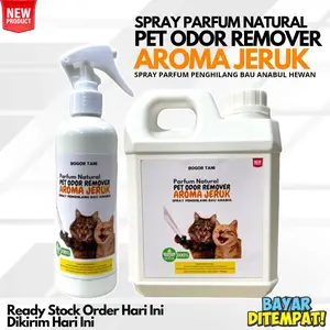 Bogortani - SPRAY PENGHILANG BAU PESING HEWAN | AROMA JERUK | UKURAN | 1L GRATIS 250ML
