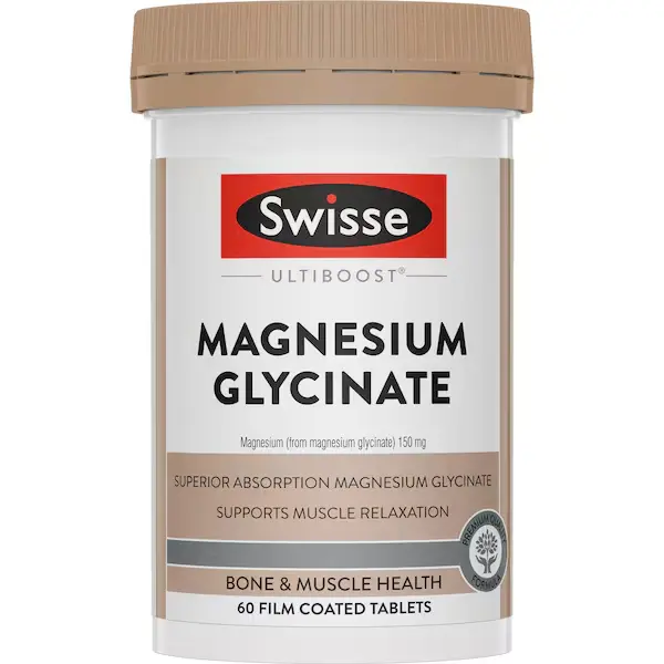 Swisse Ultiboost Magnesium Glycinate Tablets 60 pack Australia