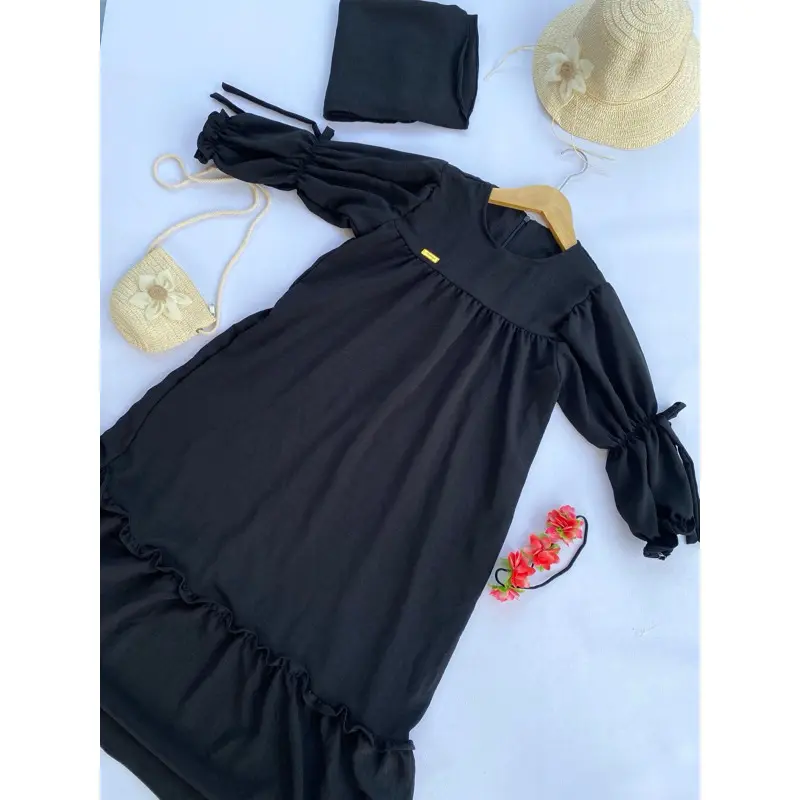 NAZMI DRESS KIDS SET HIJAB GAMIS ANAK PEREMPUAN 4-12th PAKAIAN TERBARU 3