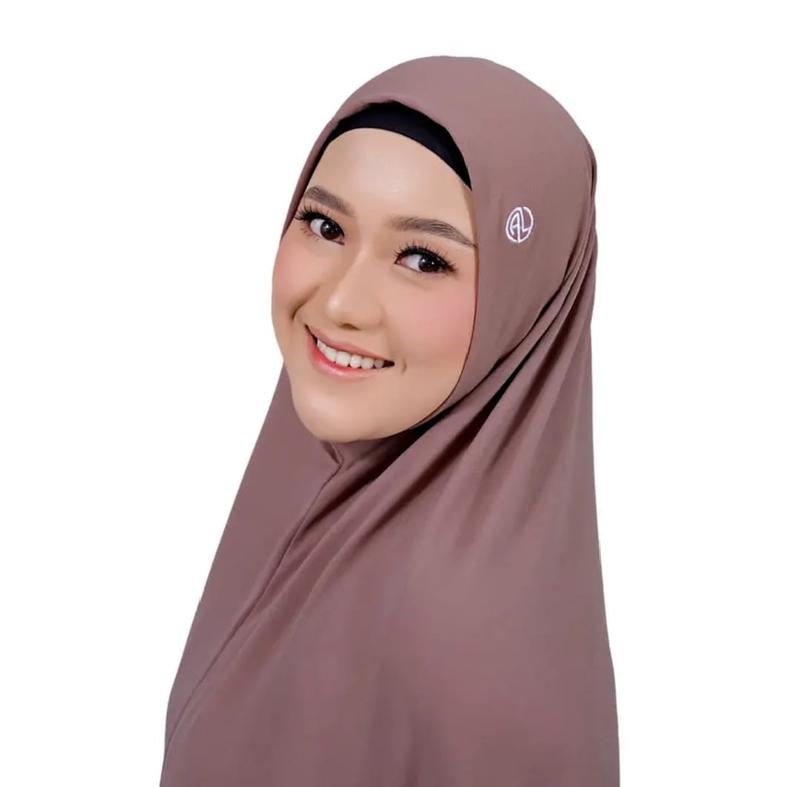 Product Introduction of jilbab dewasa yumna L Hijab instan non pet syar'i Jersey super premium oval panjang bordir kerudung dewasa 1