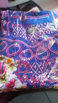 Product Review of Daster Hengky Sikak motif Daun Waru & Love Ld 120cm Pb 110cm Non busui Nyaman di pakai Tidur from 💫**I A**} S**💓 1