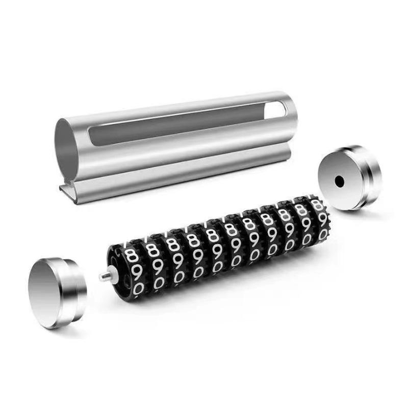 Thẻ đỗ xe tạm thời, vật liệu kim loại, biển số điện thoại xoay, nhãn dán nhôm, dừng đỗ xe, tạo kiểu ô tô, phụ kiện ô tô 4