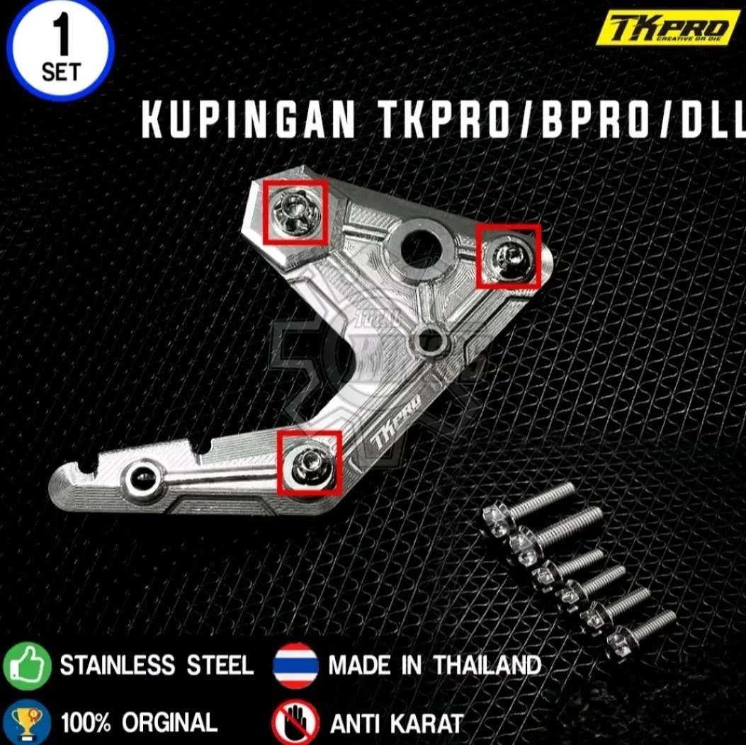 Baut Kupingan Lampu Rx-King Probolt Custom Probolt Stainless Anti Karat (Satuset 6 Baut) - Motorcycle