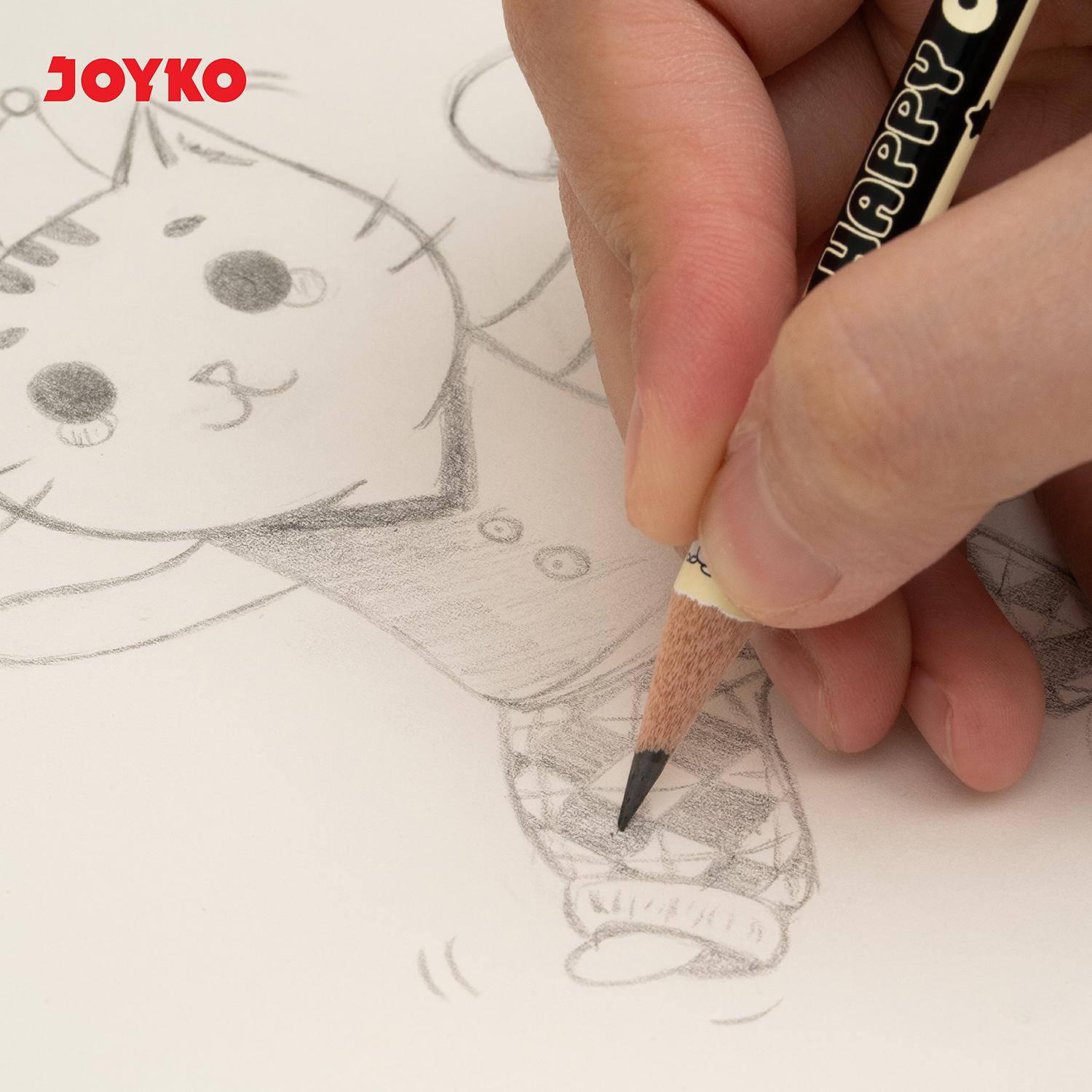 JOYKO Pencil Pensil P-8154 2B 1 Box 12 Pcs Happy Circus