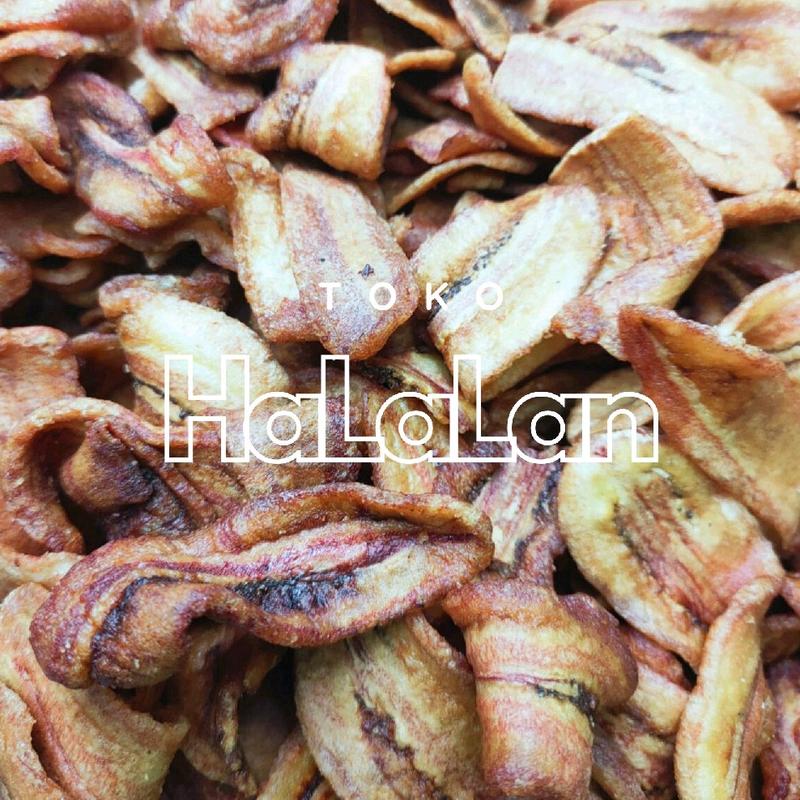 [1kg] KRIPIK SALE PISANG KERING 1 KG total [4 x 250 gram] KHAS Cilacap RASA Manis Renyah Kriuk Cemilan Snack asli cilacap Keripik Salai Pisang CRISPY HALAL 1