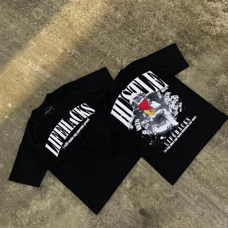Product Introduction of Fashion trend T-shirts,lucky 7 outfit graphic tee god shirt,streetwear shirts are unisex,oversized shirt,crewneck red top outfits,Loose and comfortable short sleeve tops T-shirt for all seasons Cotton Fabric 29