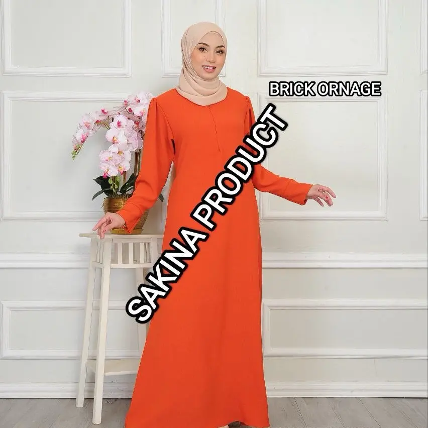 JUBAH MUSLIMAH SAKINA SIDE POCKET