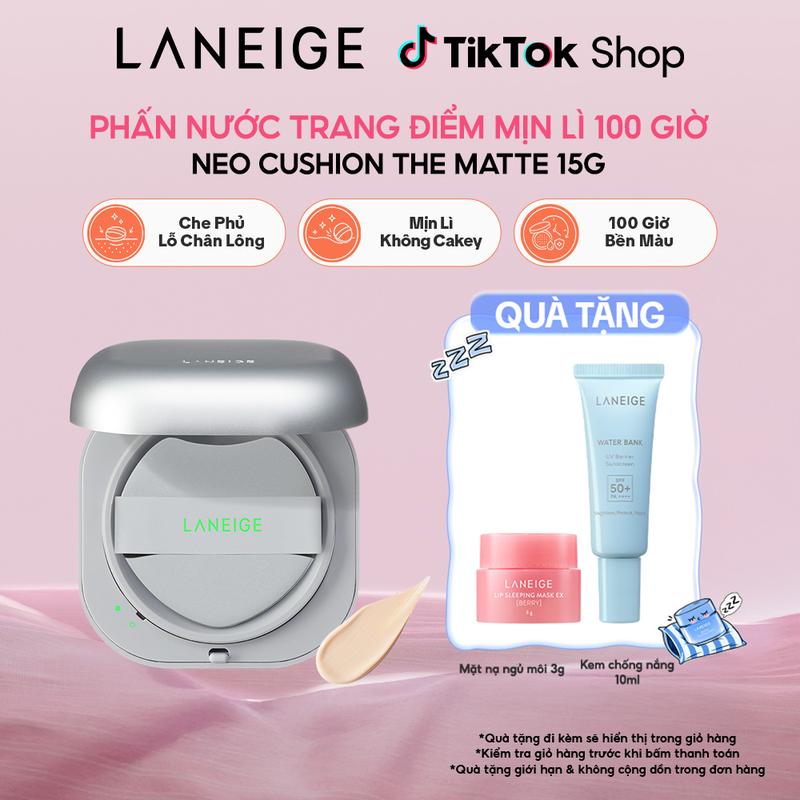 Phấn Nước Trang Điểm Mịn Lì 100H LANEIGE NEO CUSHION THE MATTE 15G