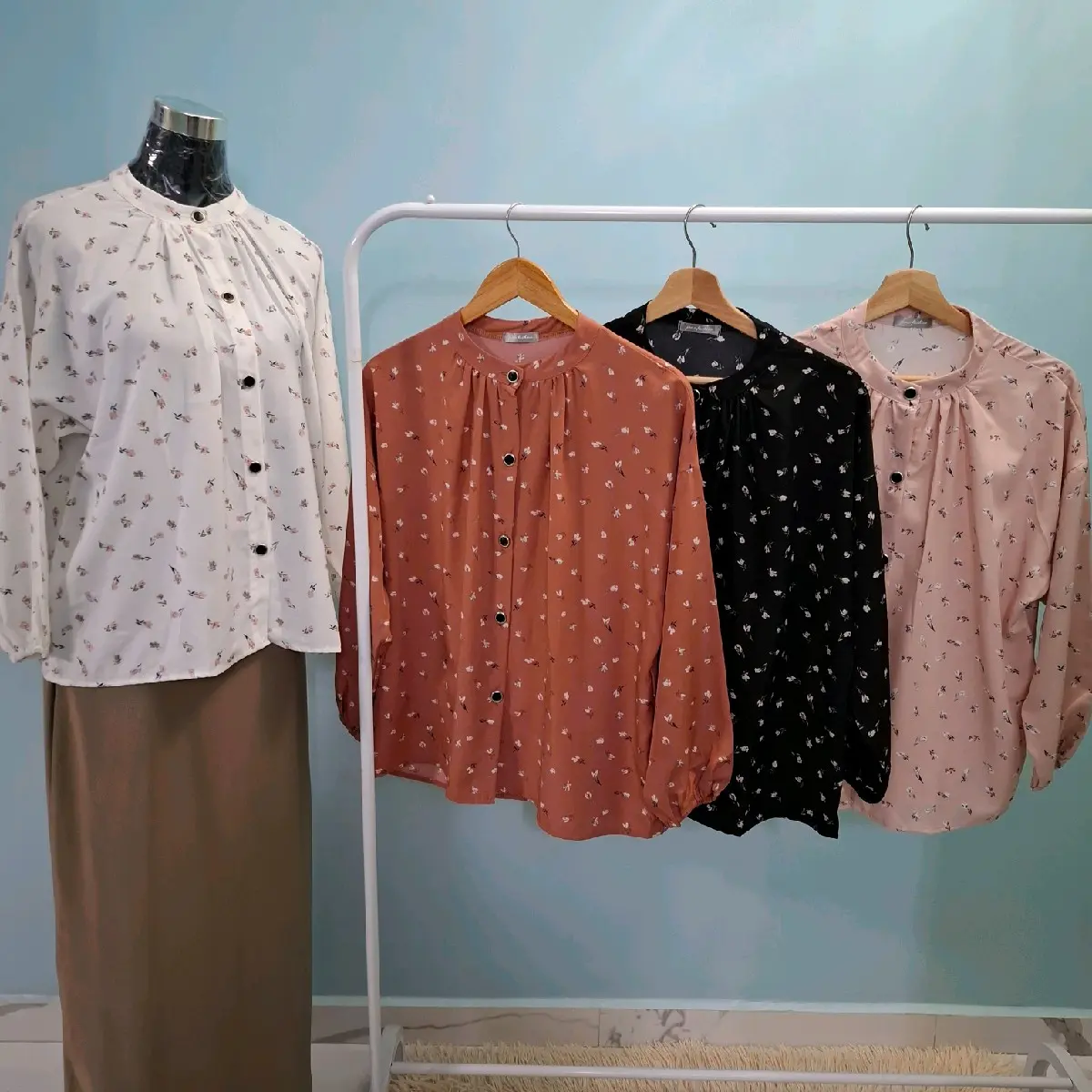 Suhaiza 04 Floral Top Blouse