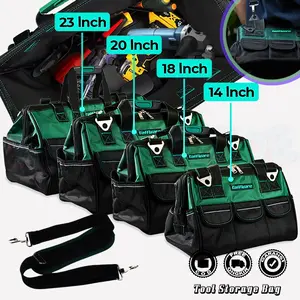 Tas Perkakas Besar Simpan Alat Kerja Tukang Listrik Tool Storage Bag Penyimpanan Serbaguna Bahan Kuat