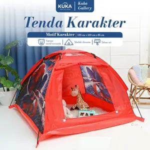 Kuka Gallery - Tenda Rumah Bermain Camping Tent Cars Hello Kitty Frozen Mickey Spiderman Princess ZP-9