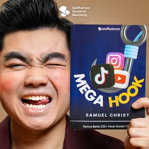 Buku Mega Hook by Samuel Christ Kamus Berisi 250+ Hook Konten FYP & Viral Berkali-Kali