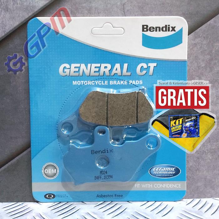 Gambar Bendix MD24 Kampas rem depan Mio Old Gen 1 dari Bendix Authorized Dealer Kota Bekasi Tokopedia