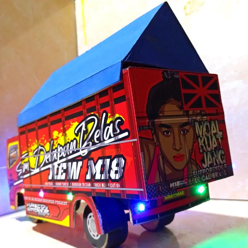 PROMO MURAH MINIATUR TRUK OLENG LAMPU TERPAL COD Hadiah 4