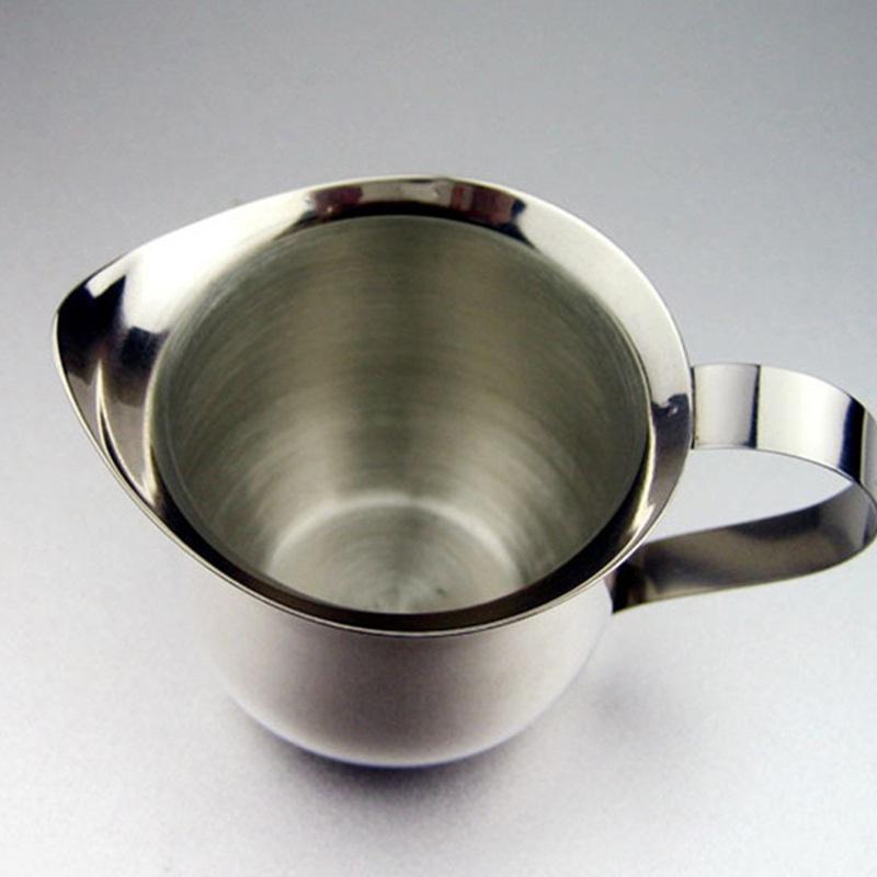 Product Introduction of Coffee Milk Frothing Jug Latte Espresso Coffee Jug Art Milk Frother Pitcher Stainless Steel Measurement Jug Espresso Barista Tool Coffee Accessories 33
