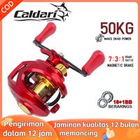 Gambar 【Baru】Caldari Gulungan Pancing Casting Reel BC 7.3:1 | 18+1BB | Drag Max 50KG | Warna Cerah | Gulungan Joran Pancing Casting Terbaru - TMH2000 Tangan Kiri dari garraetts Kota Administrasi Jakarta Barat 1 Tokopedia