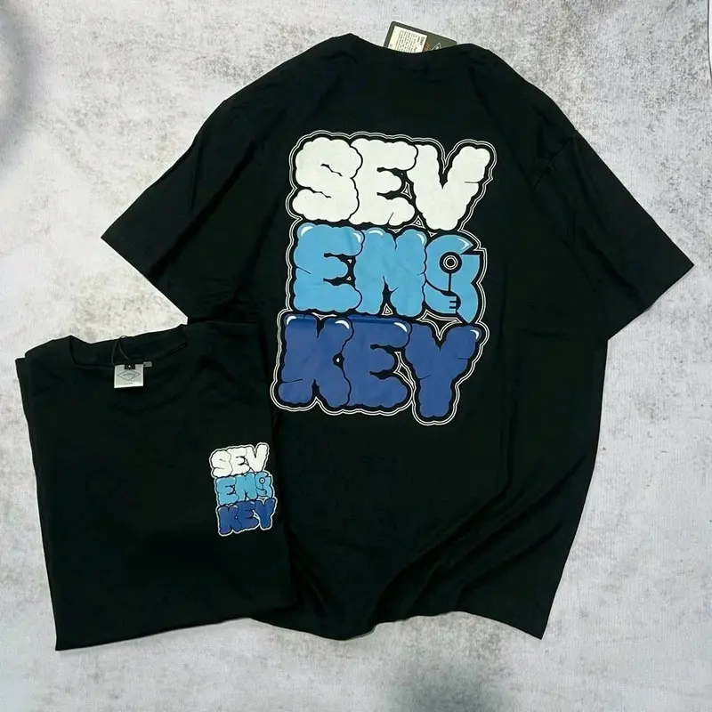 Kaos Best Seller Pria Wanita Sevenkey Kaos Pria Wanita Distro Baju Combed Sablon Tshirt Nyaman Unisex Atasan Cowok Keren Hitam Dewasa 1