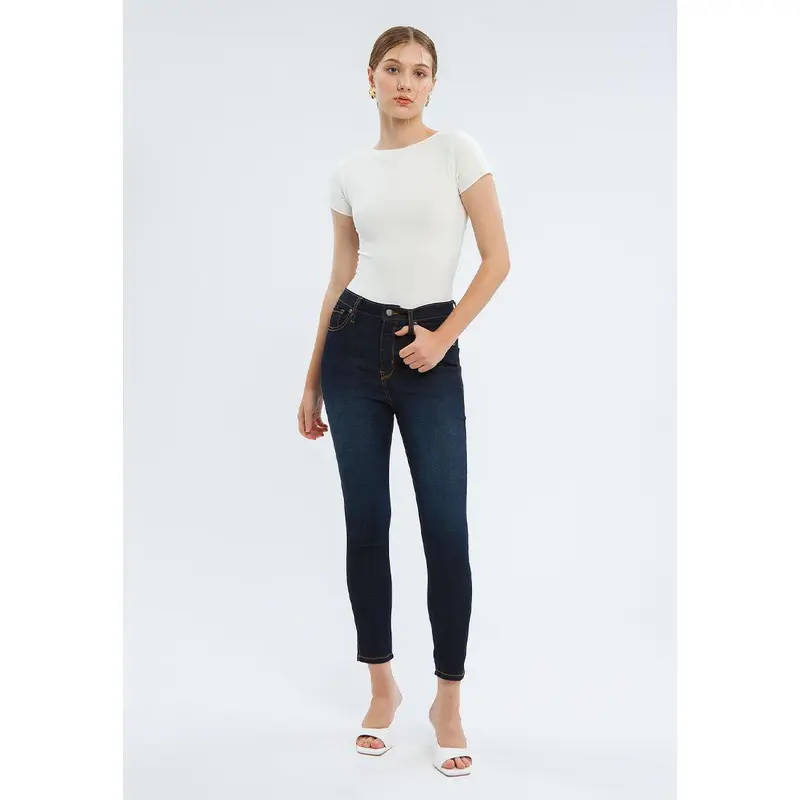 Minimal 311 High Rise Skinny Jeans Dark Blue 0