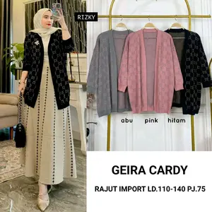 cardigan rajut import halus adem dan nyaman klau dipakai/sweater rajut import jumbo/ Outer rajut import Baju Knitwear Panjang Kardigan Sweater