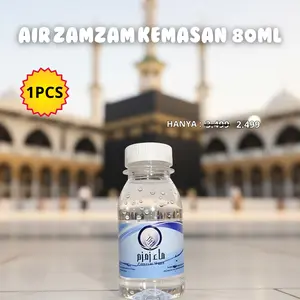 AIR ZAMZAM KEMASAN BOTOL 80ML 1PCS- AIR ZAMZAM BOTOLAN - AIR ZAMZAM ORI