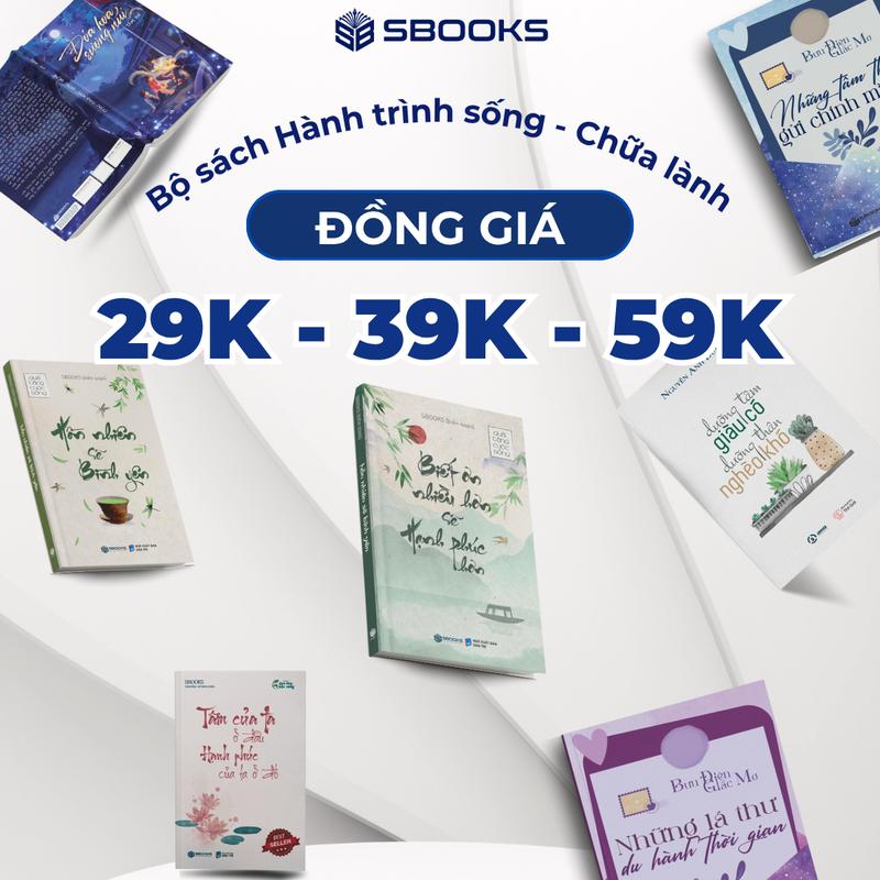 [XẢ KHO HÀNG LOẠT] Bộ Sách Hành Trình Sống - Chữa Lành - Đồng Giá 29K - 39K - 59K - SBOOKS