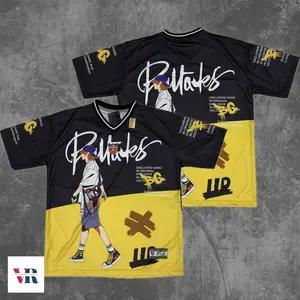 KAOS JERSEY MILANO DRYFIT PREMIUM DEWASA UNISEX SIZE L Bahan Ringan Adem Cepat Kering Cocok untuk Olahraga dan Santai