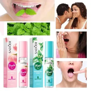 SADOER Spray Mulut dan Nafas Wangi Refreshing Mouth Spray Parfum Mulut 18ml lama Spray Penghilang Portabel 18g