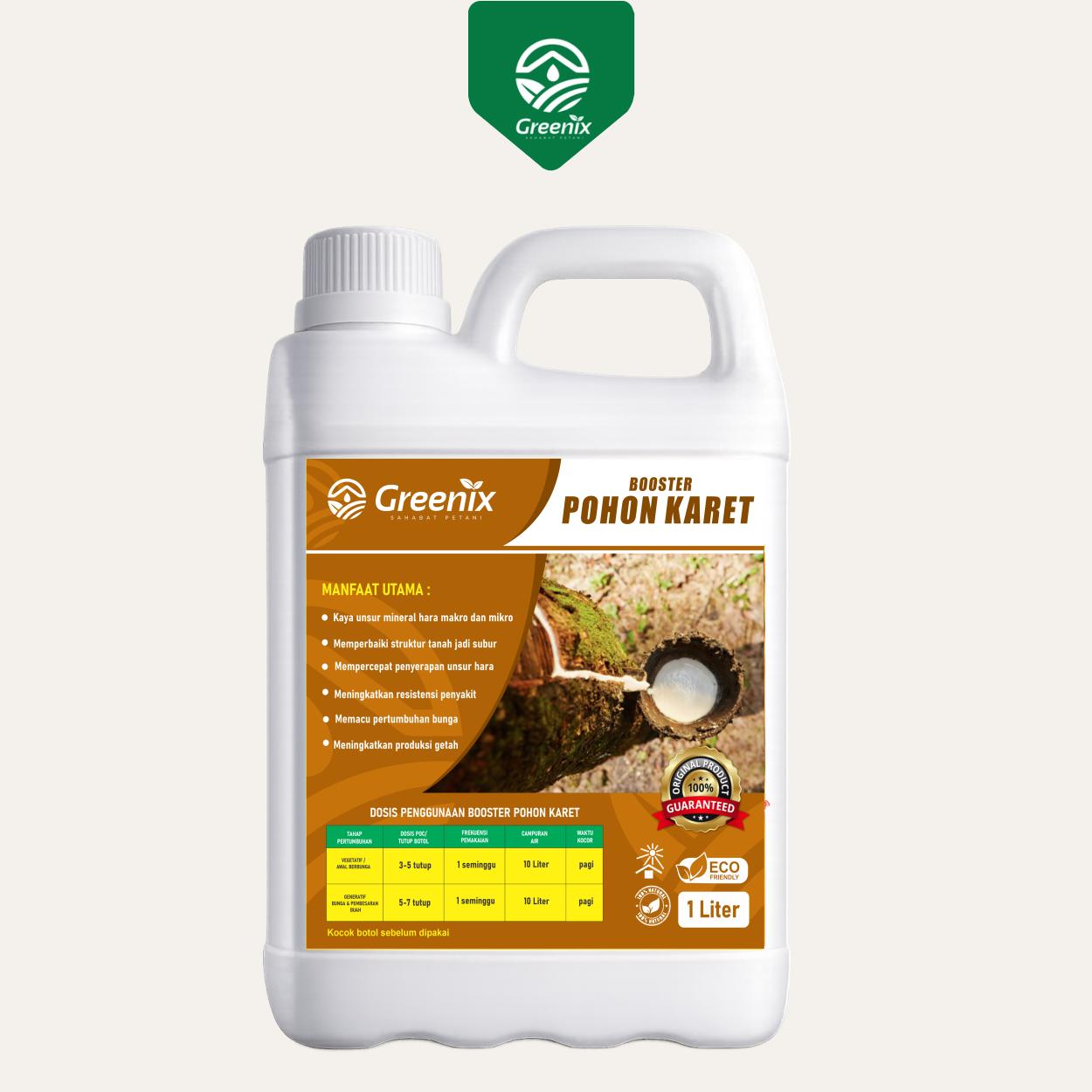 Greenix Pupuk Booster Pohon Karet Organik — Pupuk Organik Alami Cair Penderas dan meningkatkan Getah Karet Mengatasi Mati Getah Karet Macet Getah Karet Kemasan 1 Liter Memperbaiki Unsur Hara aman dan ramah lingkungan Greenix Pupuk Booster Pohon Karet Organik — Pupuk Organik Alami Cair Penderas dan meningkatkan Getah Karet Mengatasi Mati Getah Karet Macet Getah Karet Kemasan 1 Liter Memperbaiki Unsur Hara aman dan ramah lingkungan