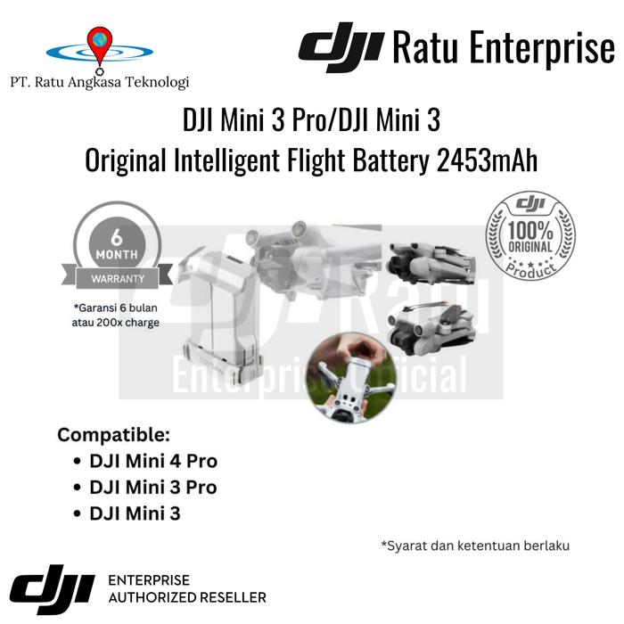 Gambar Battery DJI Mini 3 Pro DJI Mini 3 Intelligent Flight Battery dari DJI Ratu Enterprise Kota Administrasi Jakarta Pusat Tokopedia