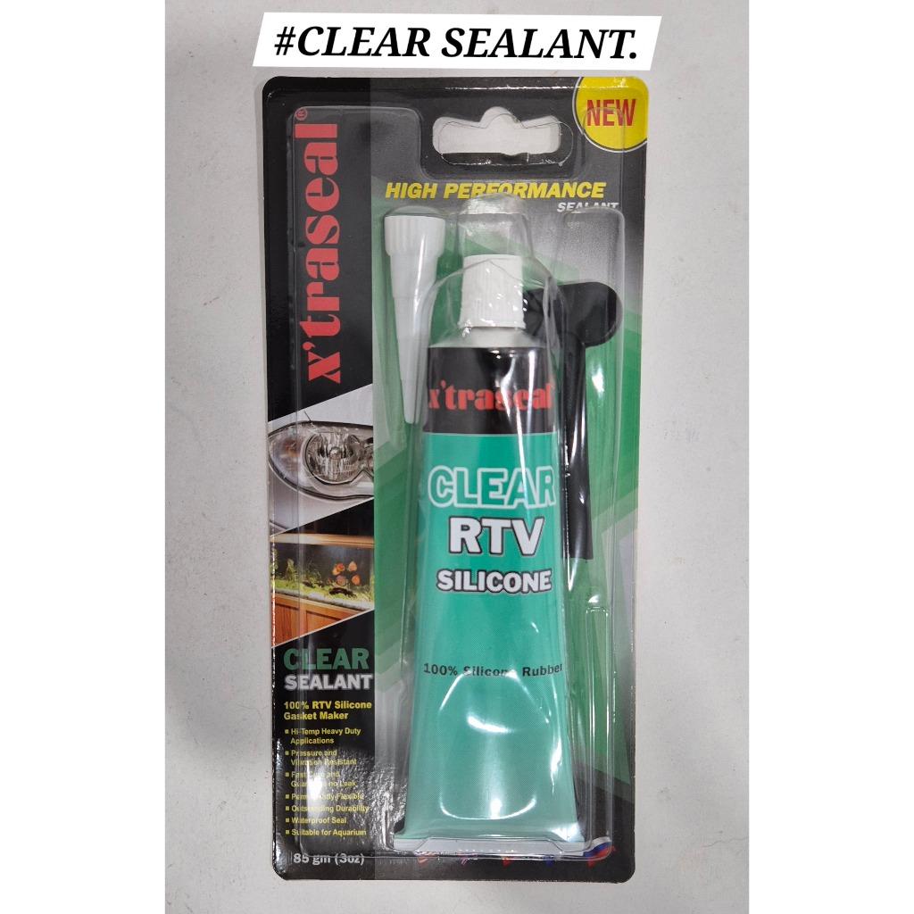 Xtraseal Silicone 85gram Clear Sealant Seal Tank X'Traseal Aquarium Fish Ikan Akuarium Silikon
