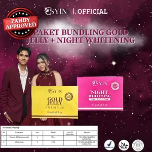 PAKET Bundling Gold Jelly Premium + Night Whitening True Glow Osyin Glow