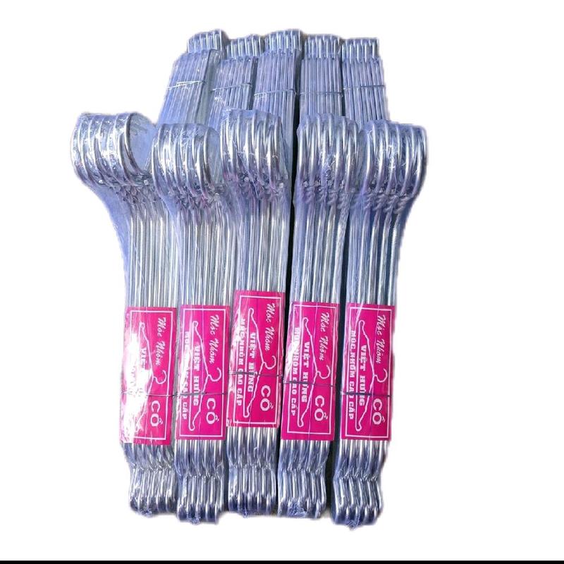 50 Chiếc Móc Quần Áo Người Lớn Chất Liệu Nhôm Cao Cấp Bền Bỉ Theo Thời Gian Giúp Phơi Quần Áo Gọn Gàng An Toàn Không Độc Hại