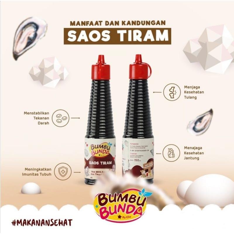 BUMBU BUNDA BY ELIA Kecap Manis Organik Saos Tiram Minyak Wijen / Bumbu Masak Organik untuk Anak 6