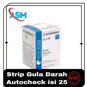 Autocheck Strip Glucose / Strip Untuk Mengecek Gula Darah isi 25s Autocheck Strip Glucose / Strip Untuk Mengecek Gula Darah isi 25s
