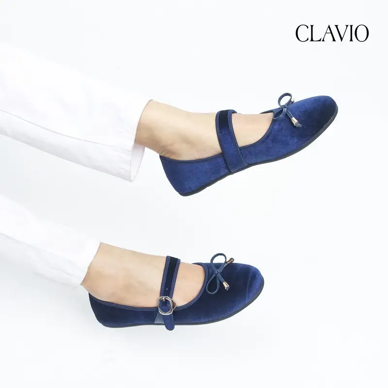 Clavio Cassandra Sepatu Wanita Flatshoes Wanita Pijakan Empuk Super Mewah Dan Nyaman 3