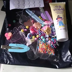 KOCO TOYS DIY Stiker Set 563 Pcs DIY Gantungan Kunci Keychains Cream Stiker Deco Kit Mainan Anak