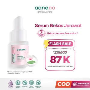 [FLASH SALE] ACNENO - Luminous Glow Serum Isi 12 ml Serum Pencerah Wajah BPOM Halal Untuk Semua Jenis Kulit