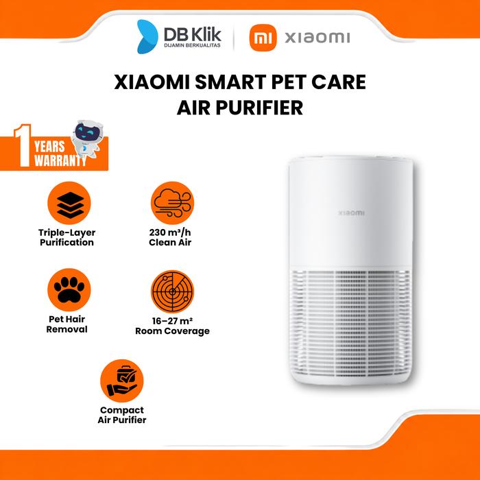 Gambar Xiaomi Smart Pet Care Air Purifier - Removes Pet Hair & Odors | Advanced Allergen Filtration | Triple-Layer Purification dari DBKlik Indonesia Kota Administrasi Jakarta Pusat Tokopedia