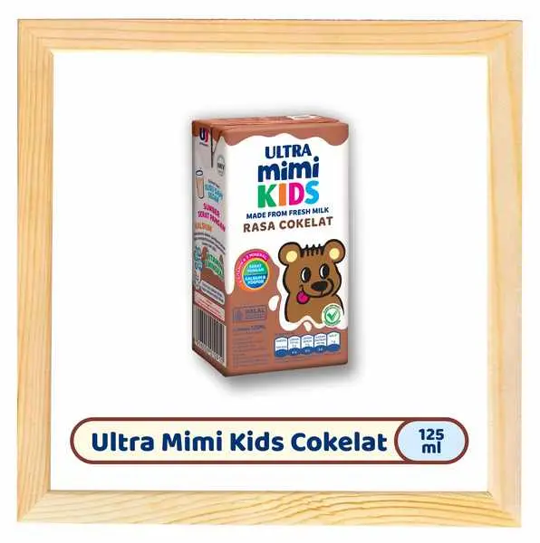 Ultra Mimi Susu UHT Chocolate 125ml 1/2 karton (20 pcs)